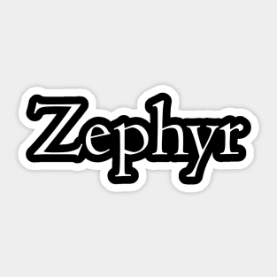 Zephyr Sticker